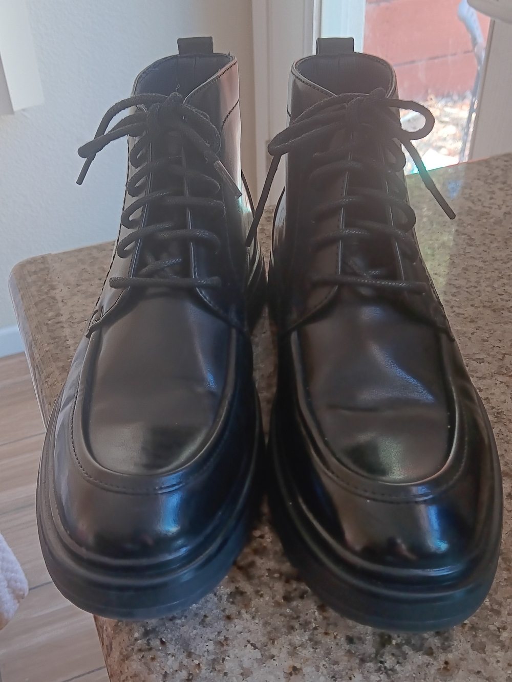 Dockers Mens Black Tolcross Rugged Boots Size 7M